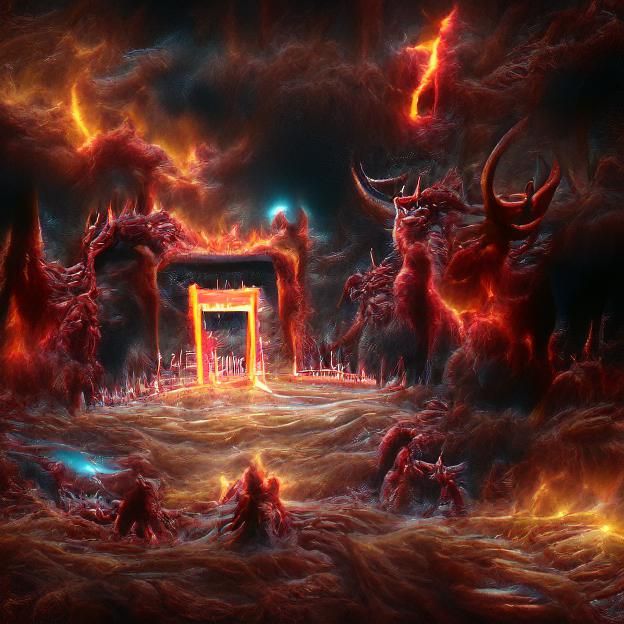 Infernal Gates: A Volcanic Gateway to the Underworld
