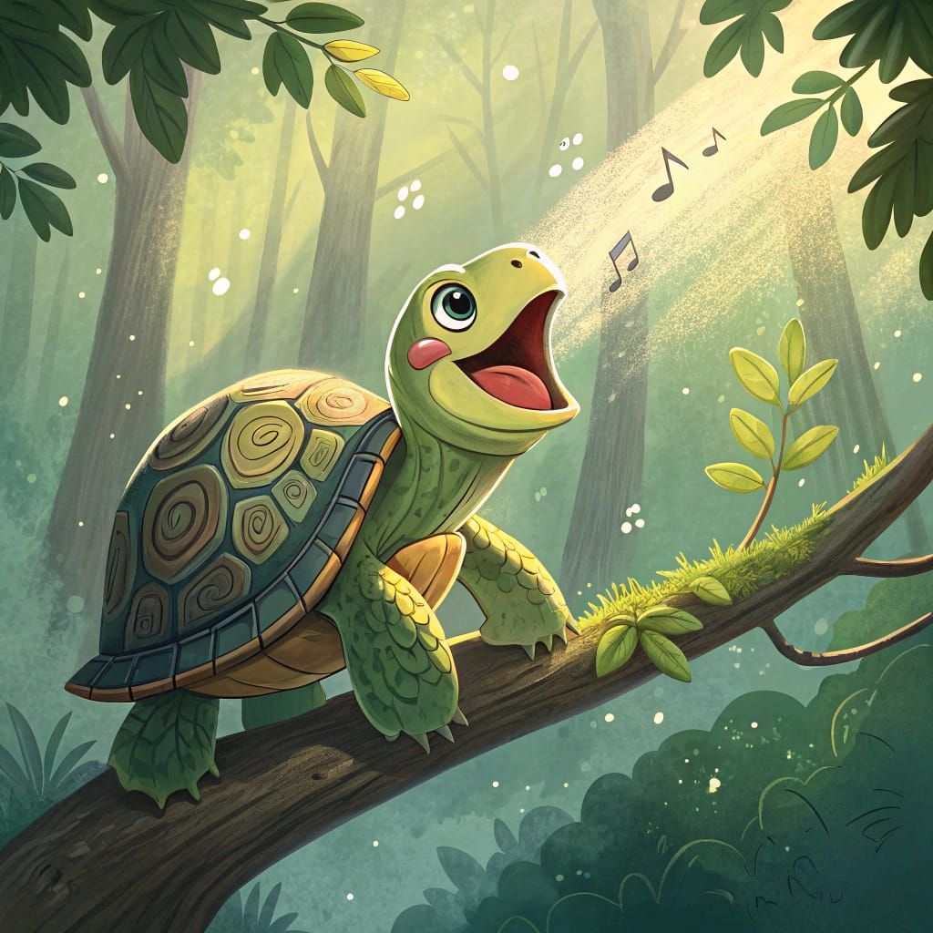 Singing Turtle Generated by AI