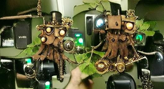 Steampunk Robot Treant Fusion