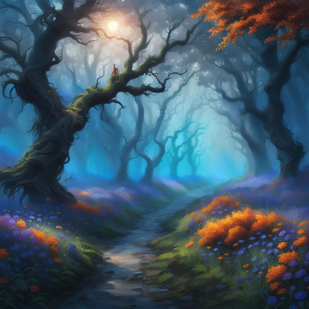 Mystical Forest of Wivenhoe Park in Fantasy Art