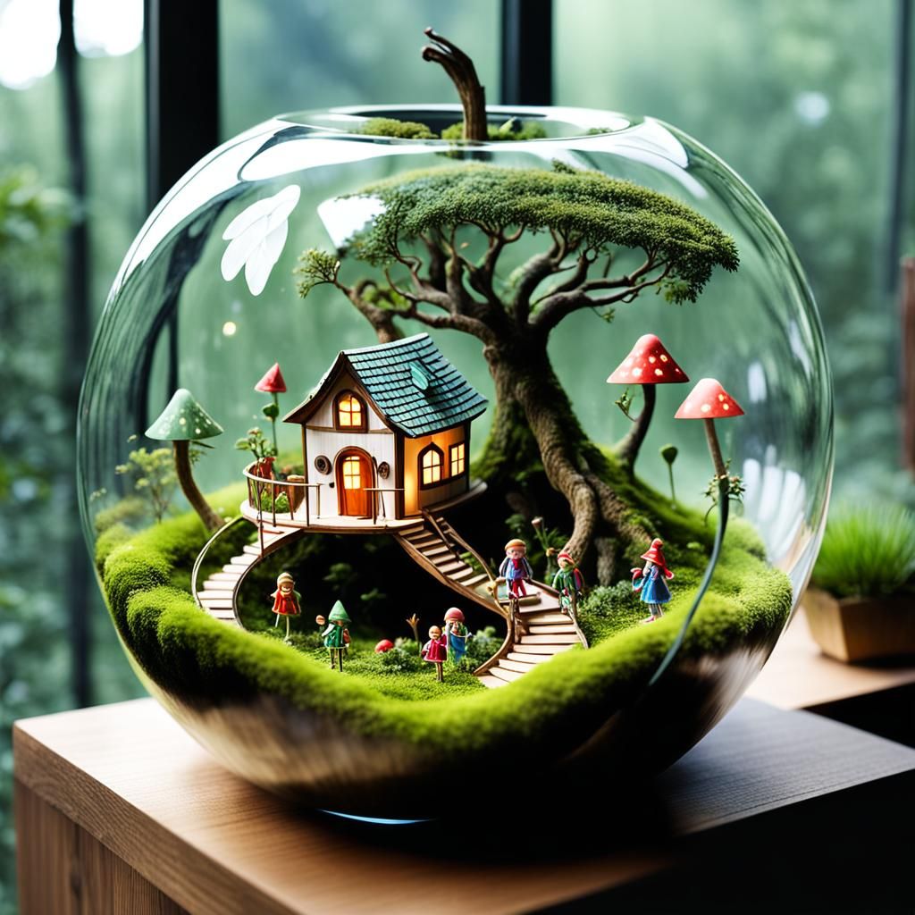 Terrarium - Litle world of elves