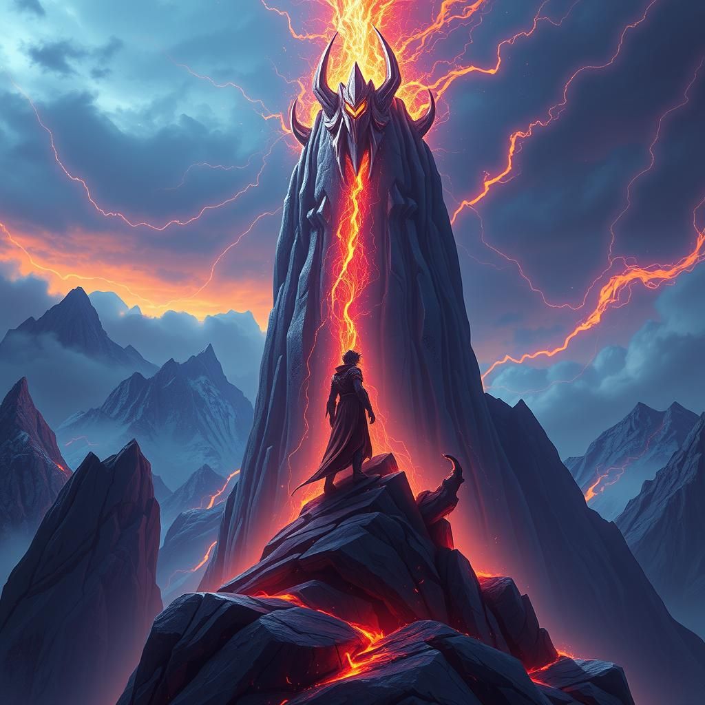 Kayn at Mountain Summit in Unreal Engine 5 Style