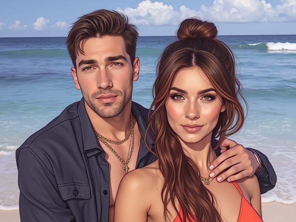 Sun-Kissed Beach Lovers Bask in Idyllic Paradise