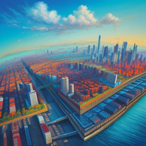 Photographer Captures Cityscape in Oil Painting Style