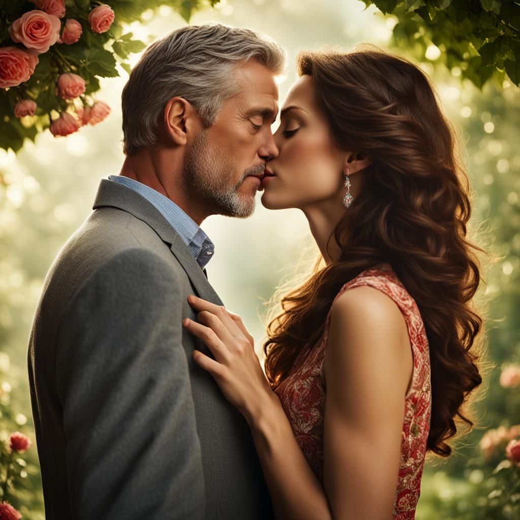 woman and man
