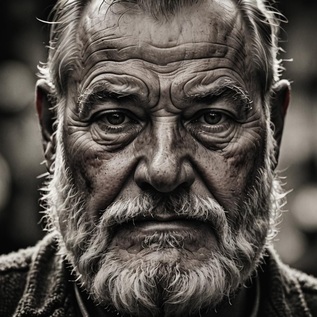 Intense Portrait in Ambient Light