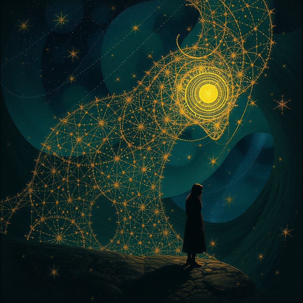 Hope and Despair: A Conceptual Pointillist Vision