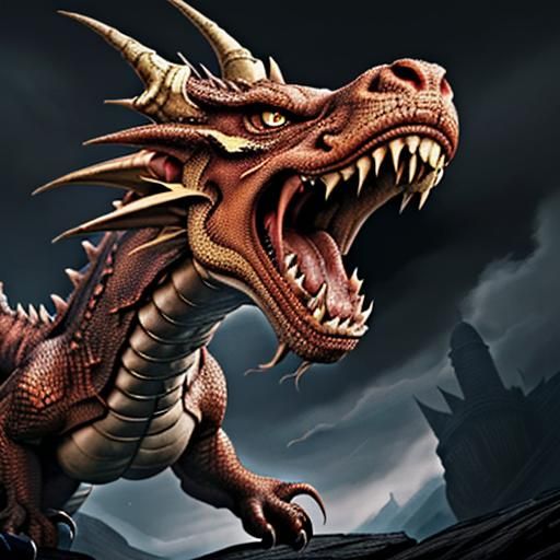 a roar, the dragon fell,
Its reign of terror, time to quell.