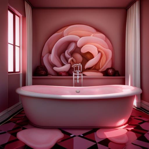 Rose Bathtub