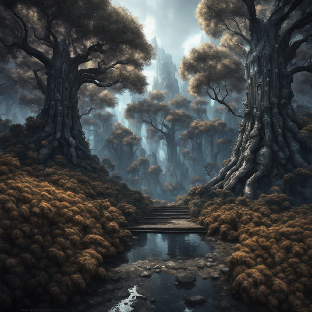 Surreal Tech Jungle with High Fashion Models