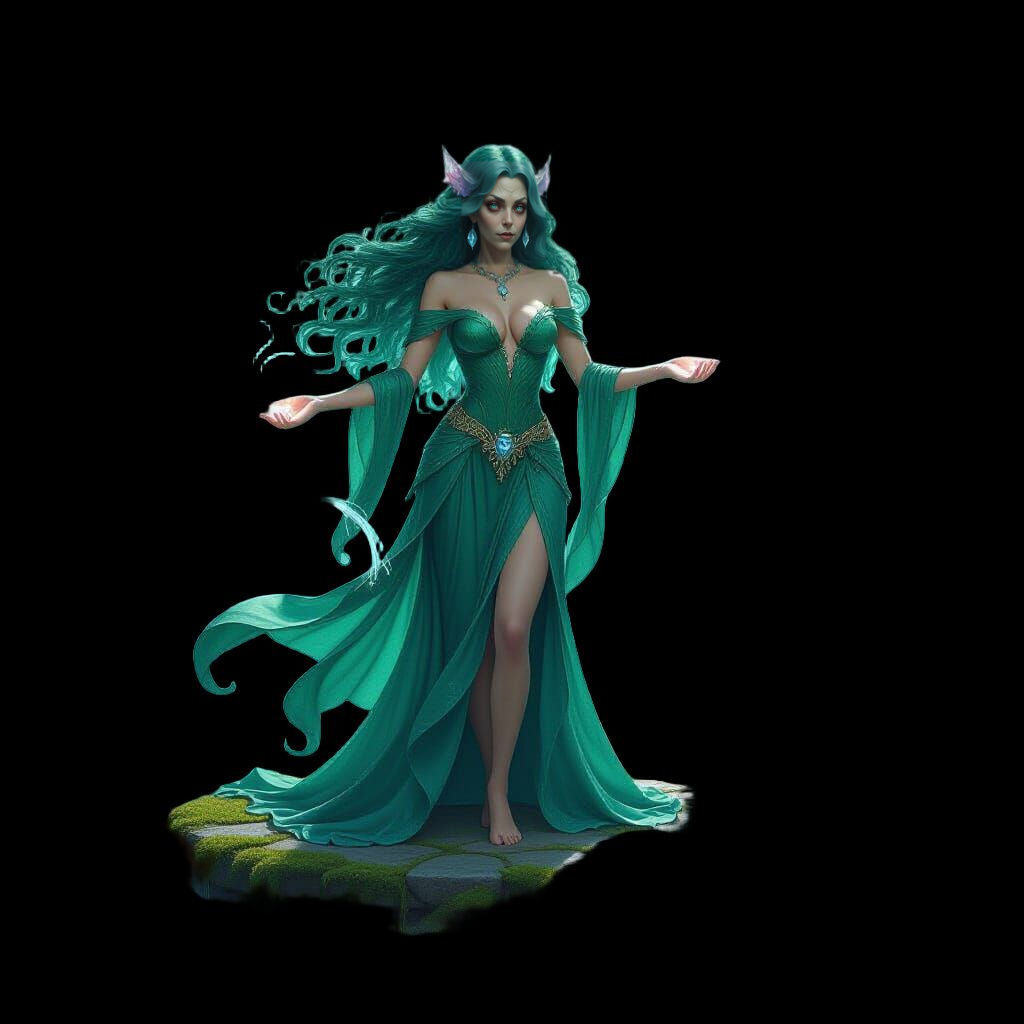 Water Witch Conjures Crystal Streams on Hidden Island