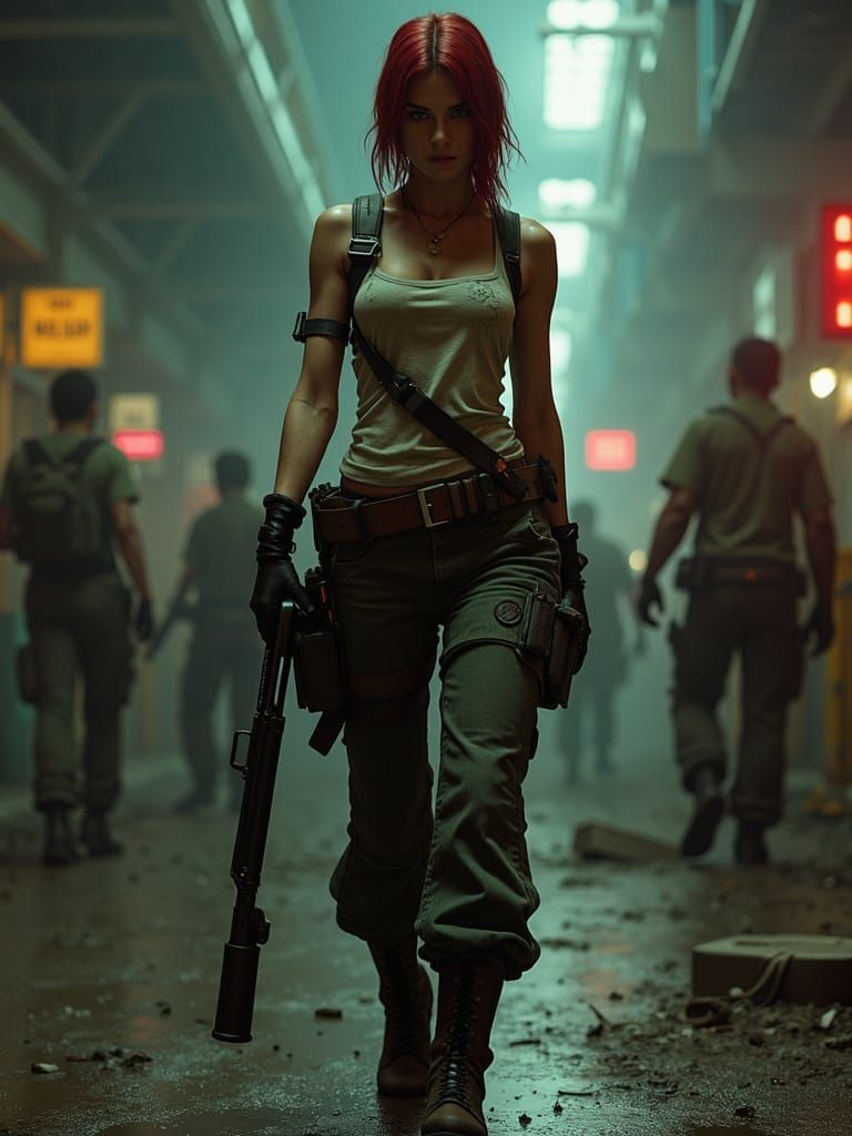 Dua Lipa as Claire Redfield in resident evil 2 movie