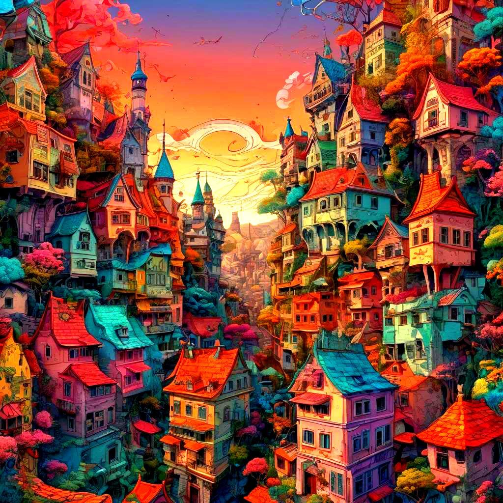 Doodle Worlds: Simple Sketches Create Complex Worlds