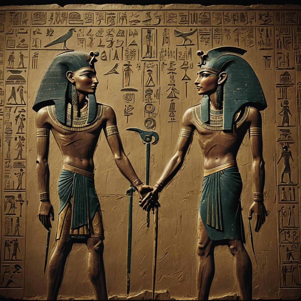 Egyptian Figures in Ridley Scott-Inspired Film Still