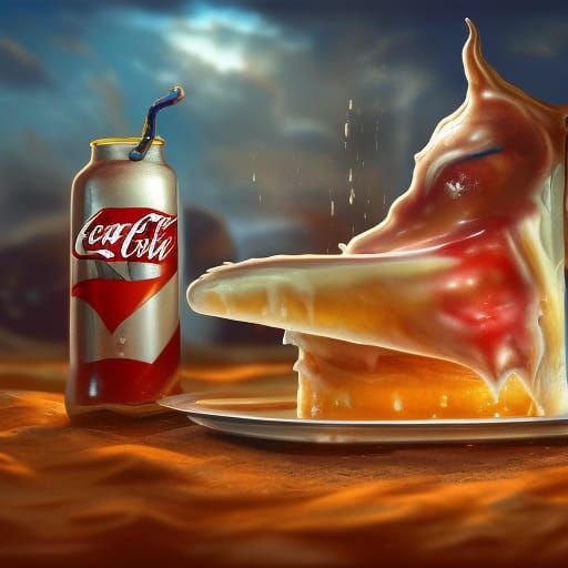 Coke in Dessert: Detailed Matte Painting