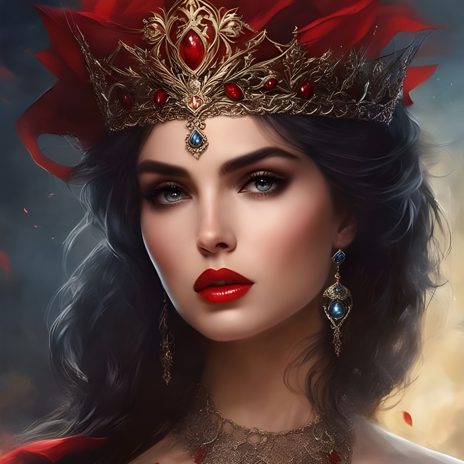 Gothic Snow White: A Fantasy Magazine Cover