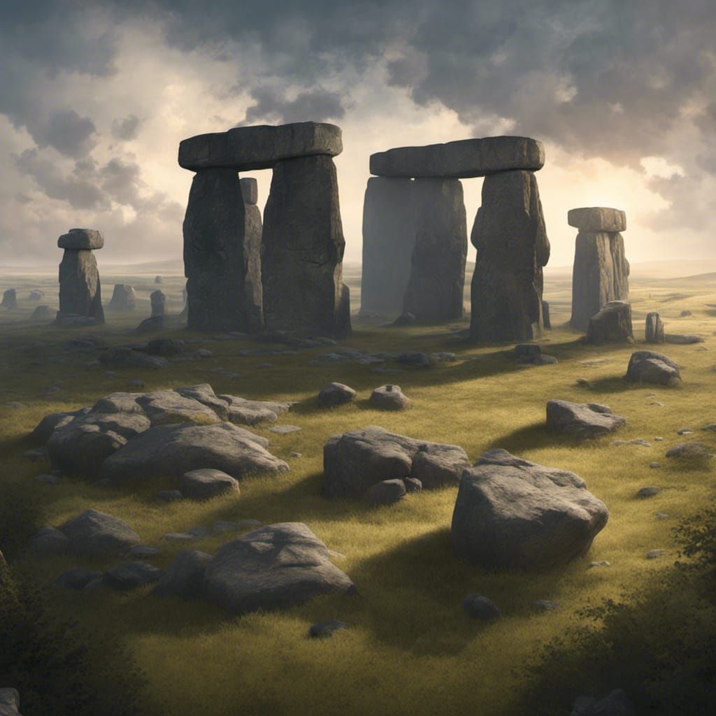 Majestic New Stonehenge: Epic Digital Matte Painting