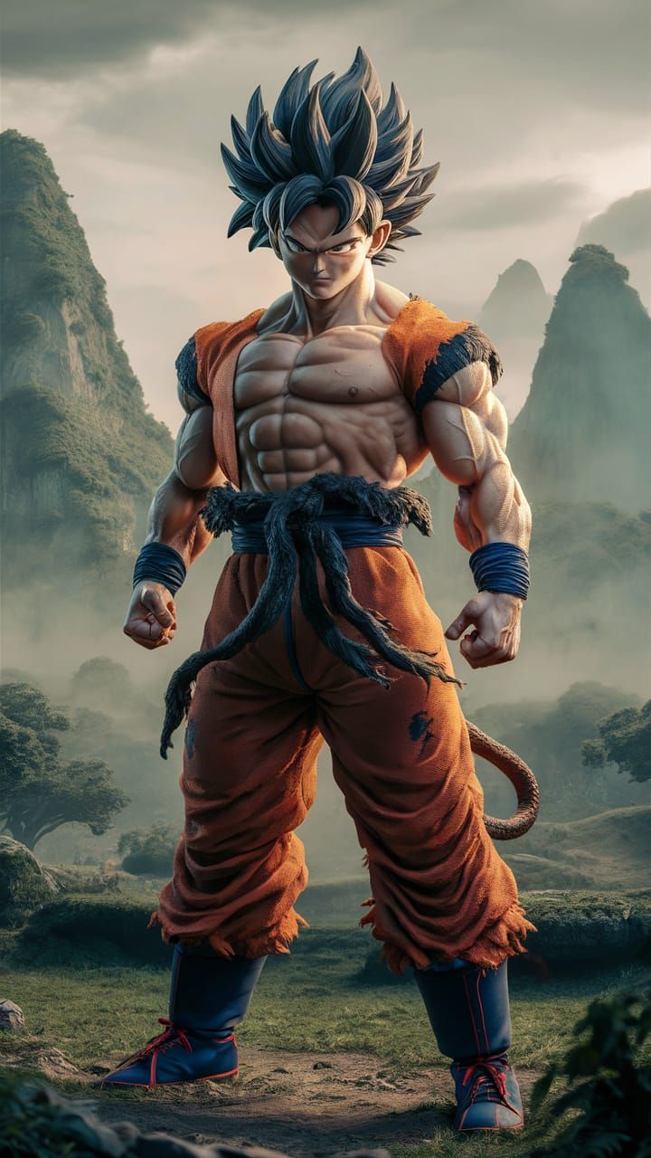 Realistic Son Goku from Dragon Ball