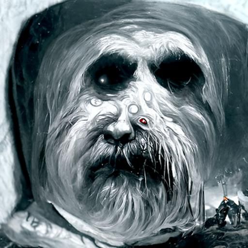 Horrific Mr. Biff in Engraving Style
