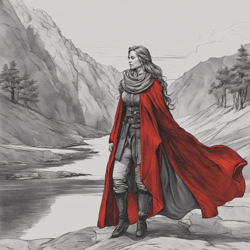 Youthful Tiefling Wizard Portrait in Semi-Realistic Style