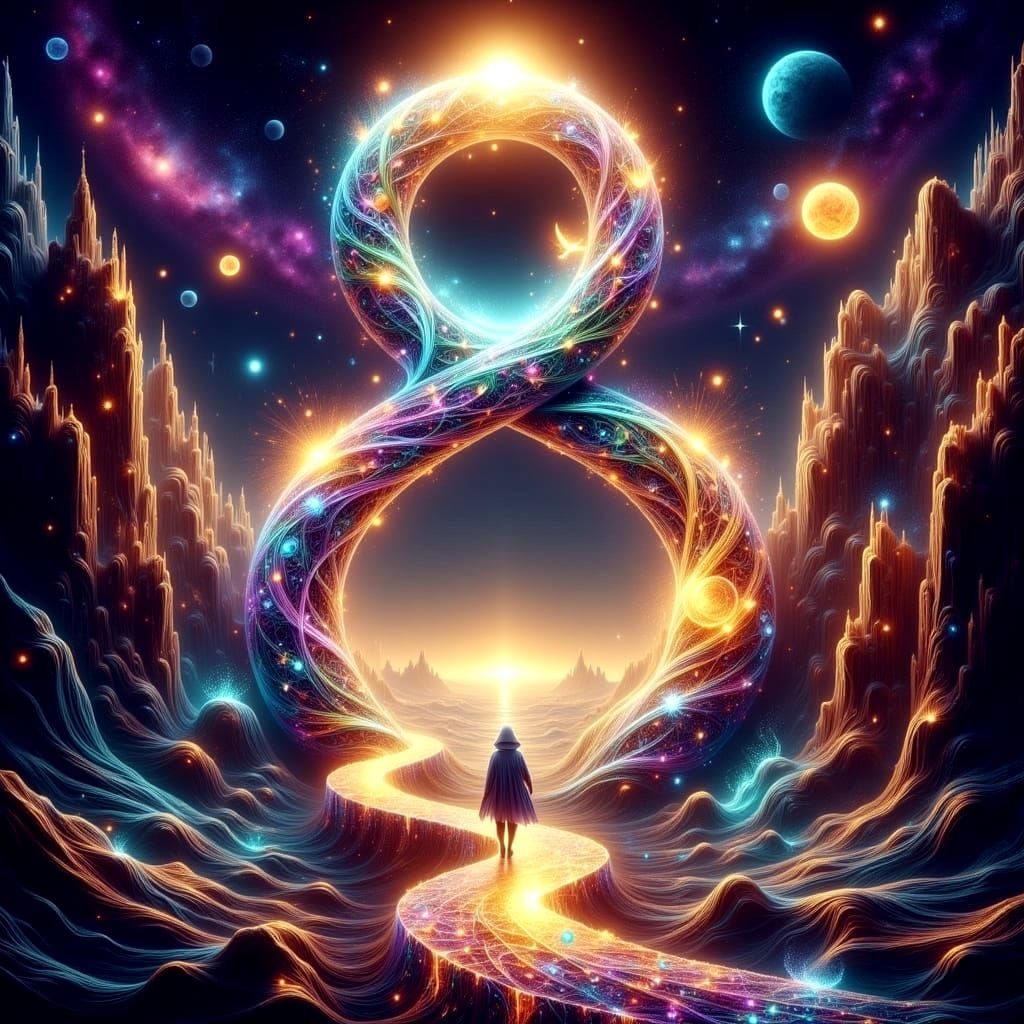 Surreal 8 Infinity: A Dreamlike Landscape Unfolds