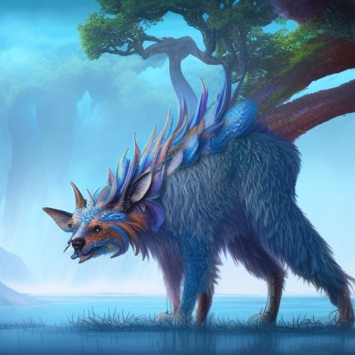 Summer and Winter Animals: Detailed Matte Painting