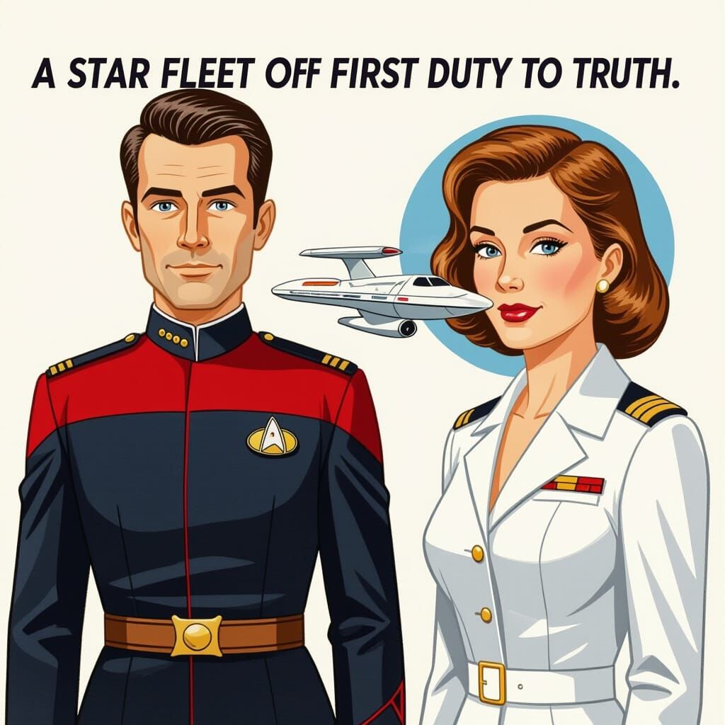 Starfleet Officer Dedicated to Truth