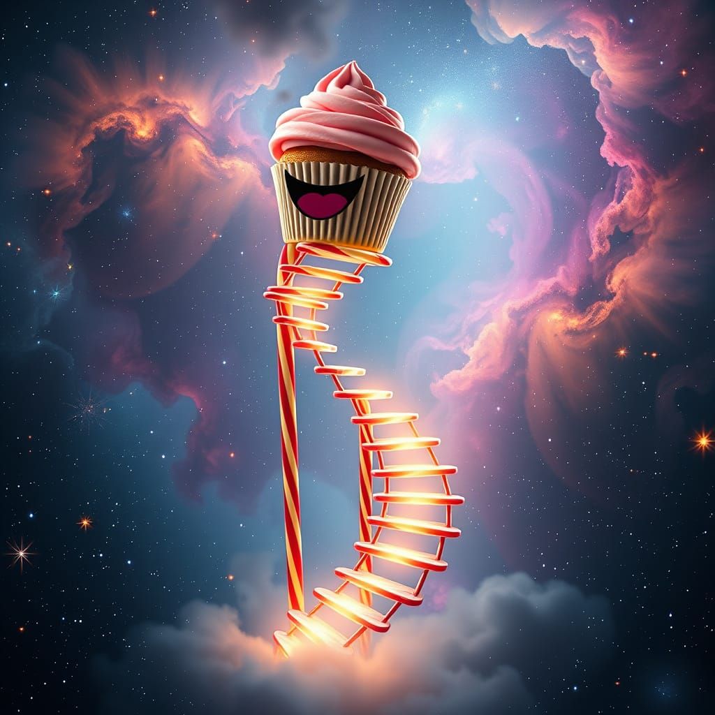 Cupcake/Candy Canes I