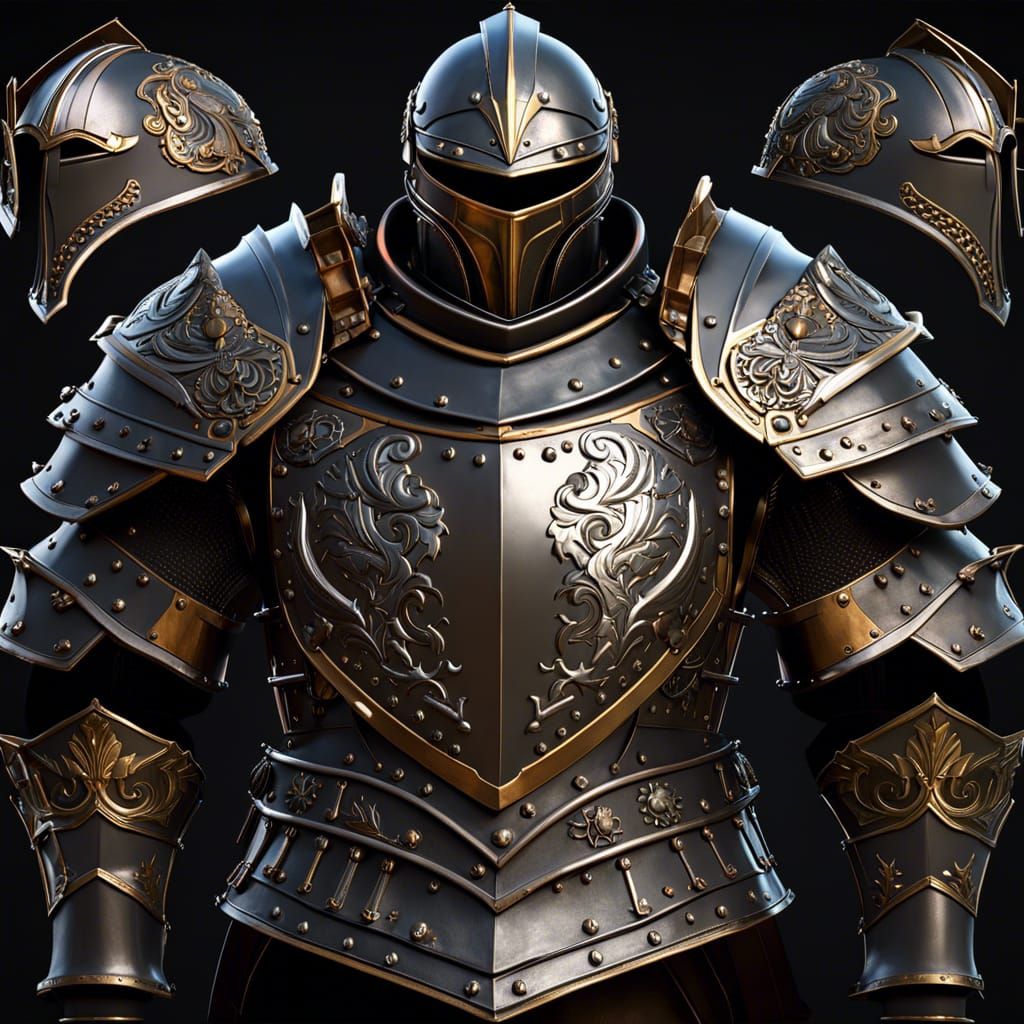 Fantasy Armor Game Asset in Unreal Engine 5