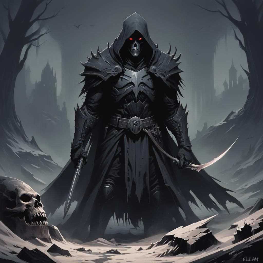 Grimdark Dystopian Illustration