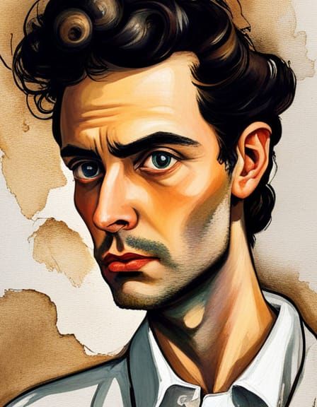 Portrait of LB by Per.