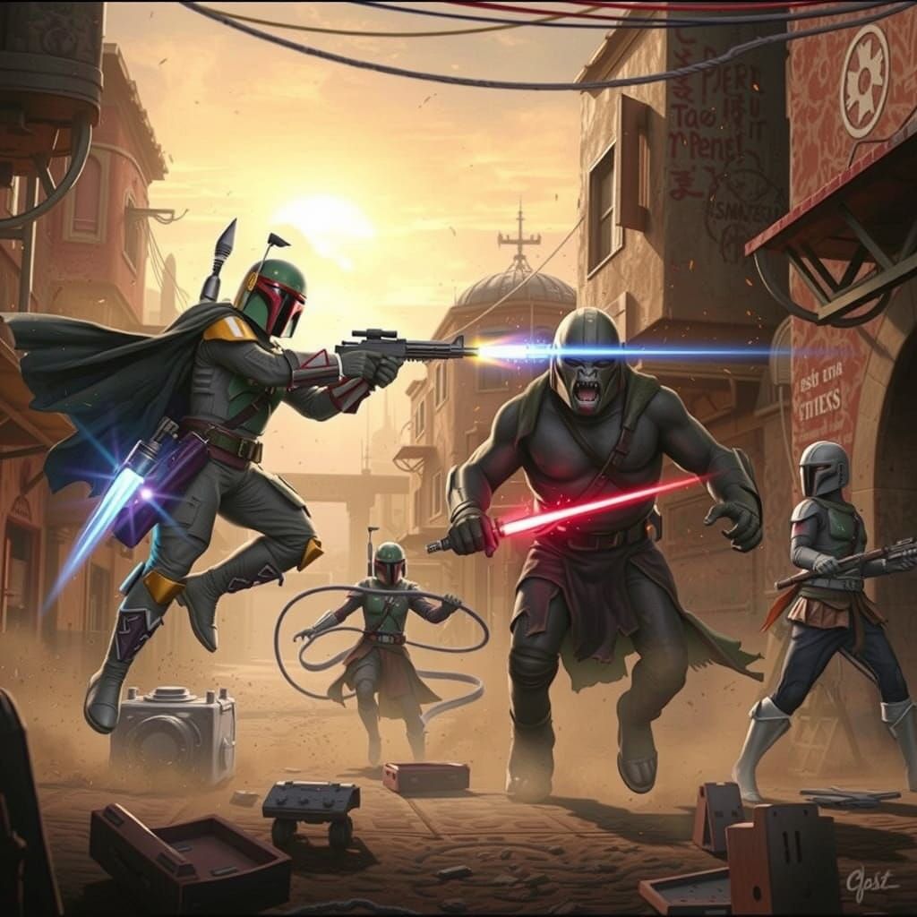 Boba Fett: Sundown Reckoning in Mos N'aruun