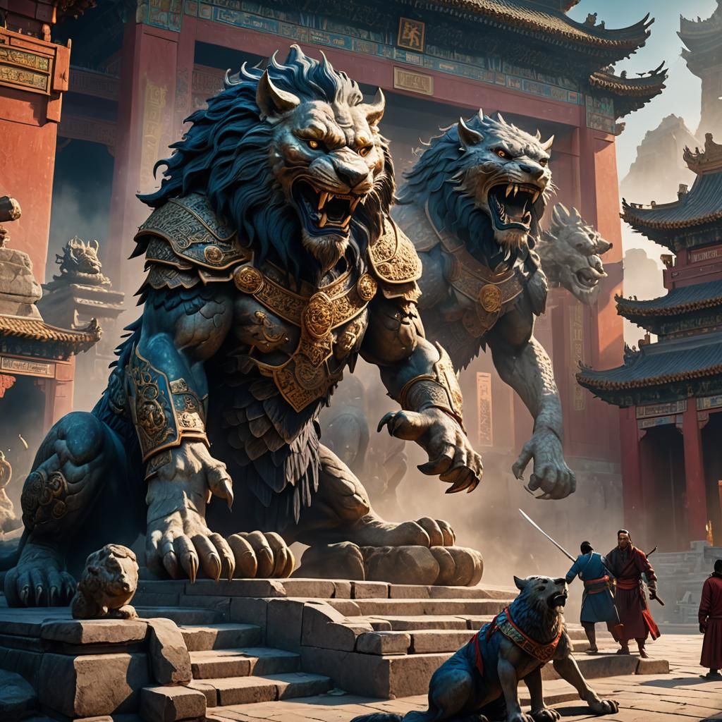 Wolves of Taj-Nar Swordsmith and Stone Golems