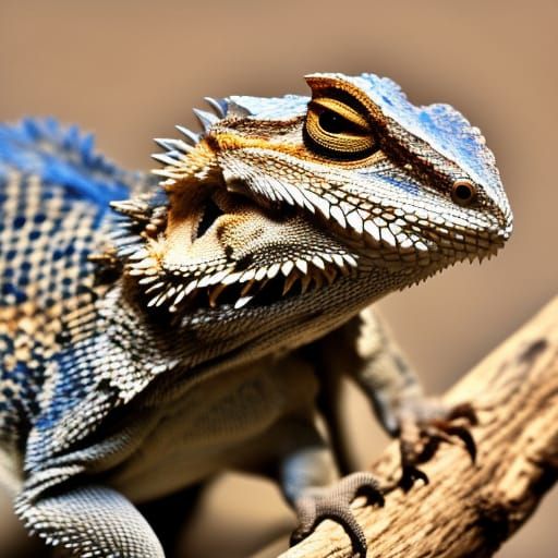 Angry Bearded dragon