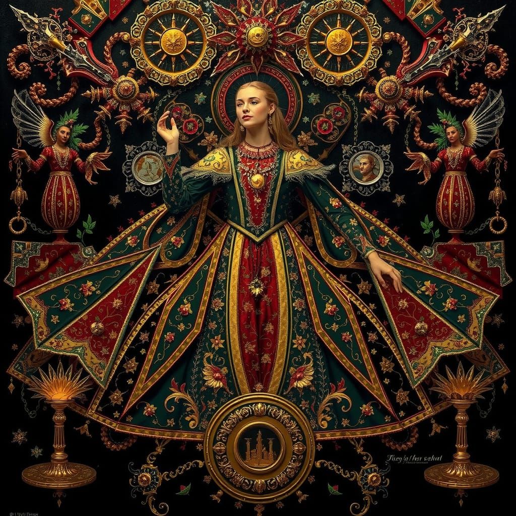 AI Art Reflecting Ideal Qualities: Beauty, Craftsmanship, Ge...