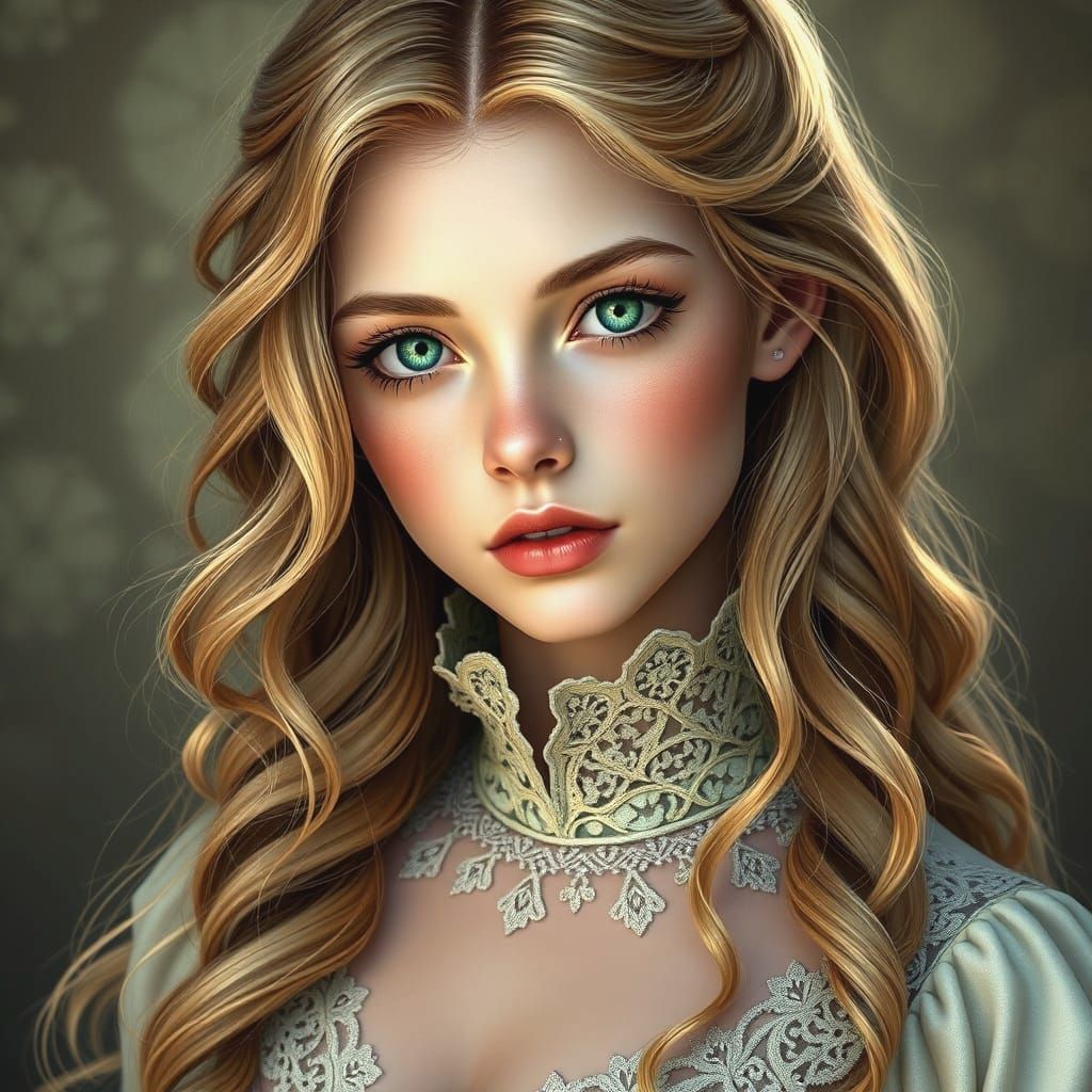 Ethereal Goddess in Triadic Colors