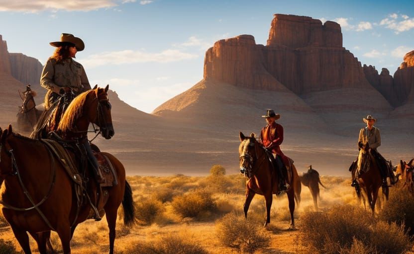 Old West Desert Hideaway: Hyperrealistic Concept Art