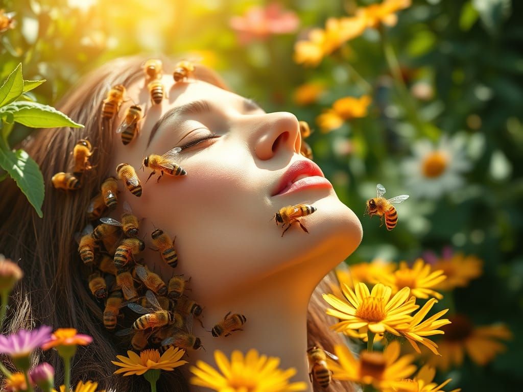 Golden Goddess of Nature's Healing Energy