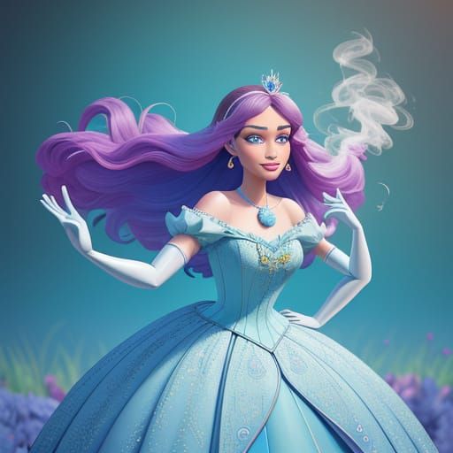 Disney Princess in Alternative Style, Pixar Concept Art