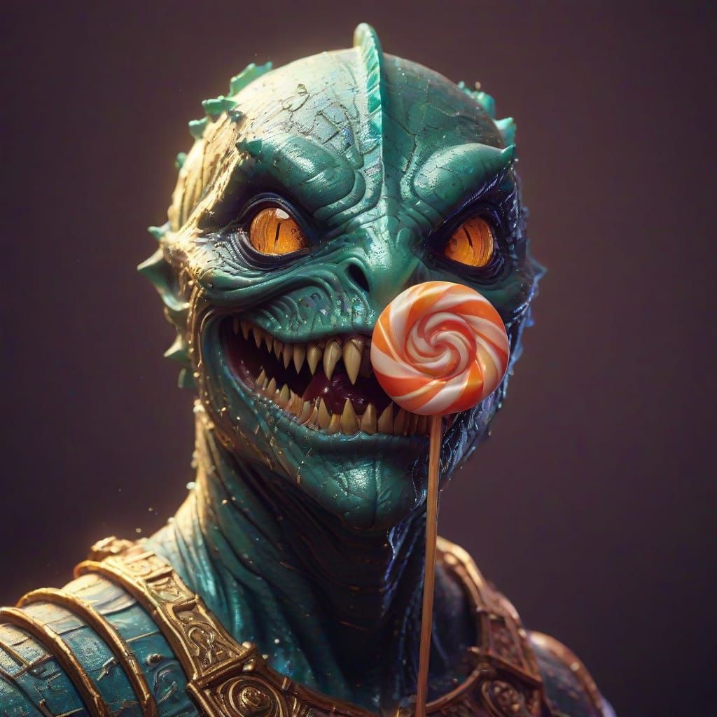 Leviathan and Lollipop in Mythic Fantasy Art