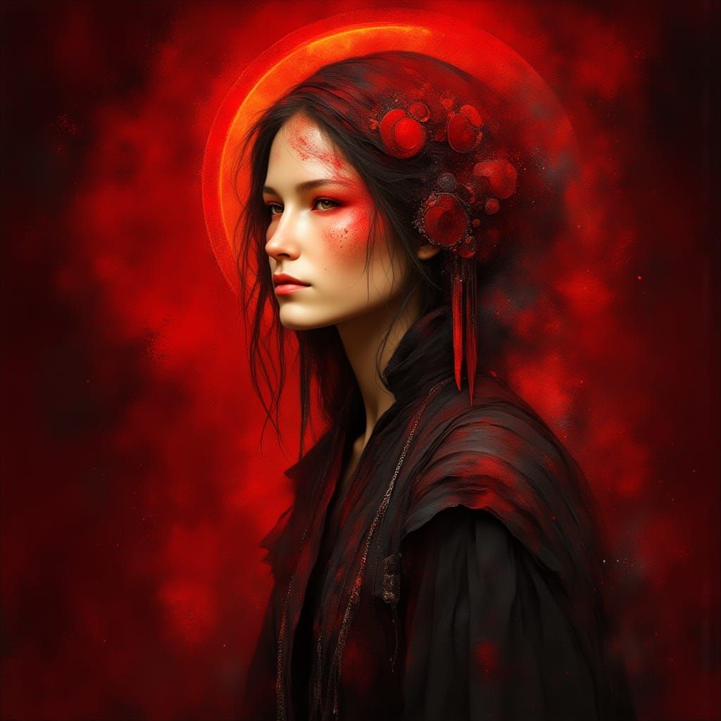 <lora:AffectaFlux:1.0> <lora:Archetypal Images:1.0> A woman ...