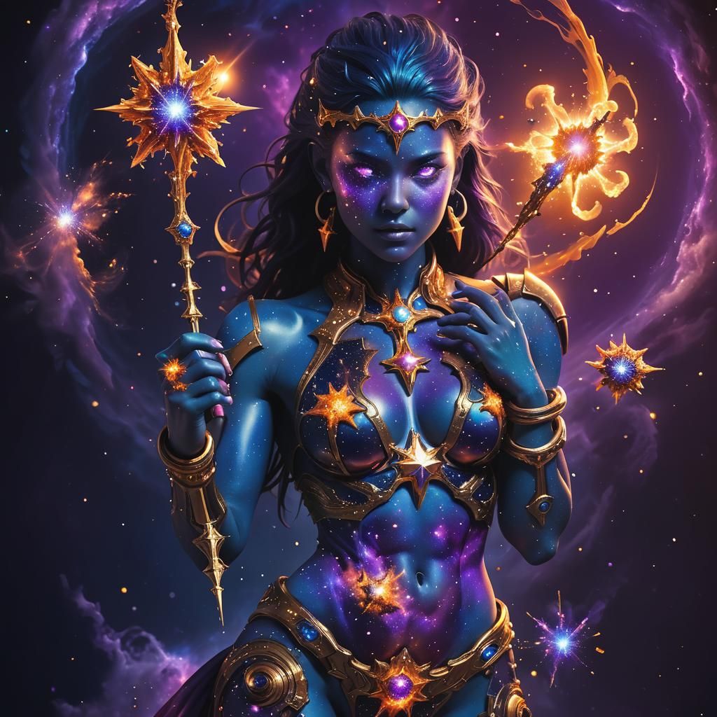 Surreal Astral Explosion in a Plasma Maelstrom