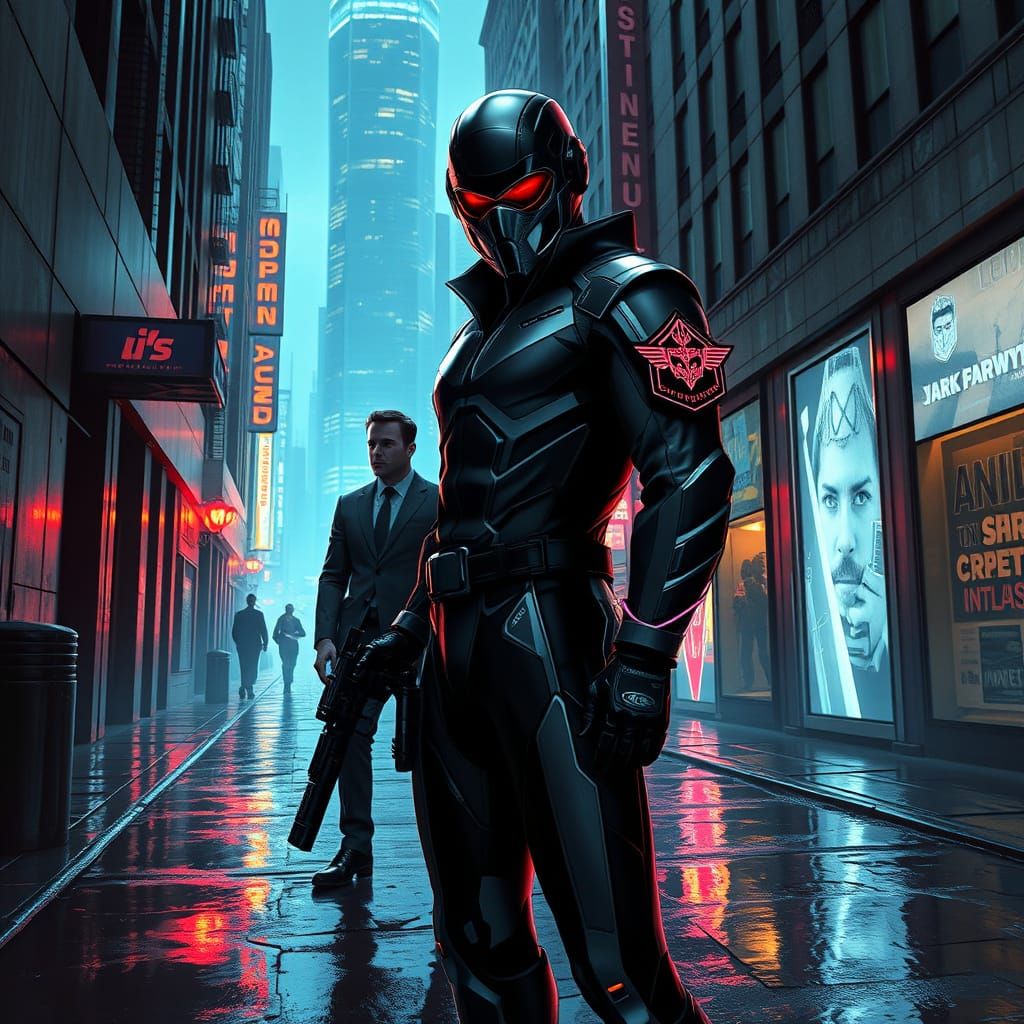 High-Tech Bounty Hunter Captures Corporate Infiltrator in Ne...