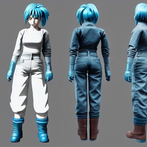 Bulma 3D Render: ArtStation Trending Visuals