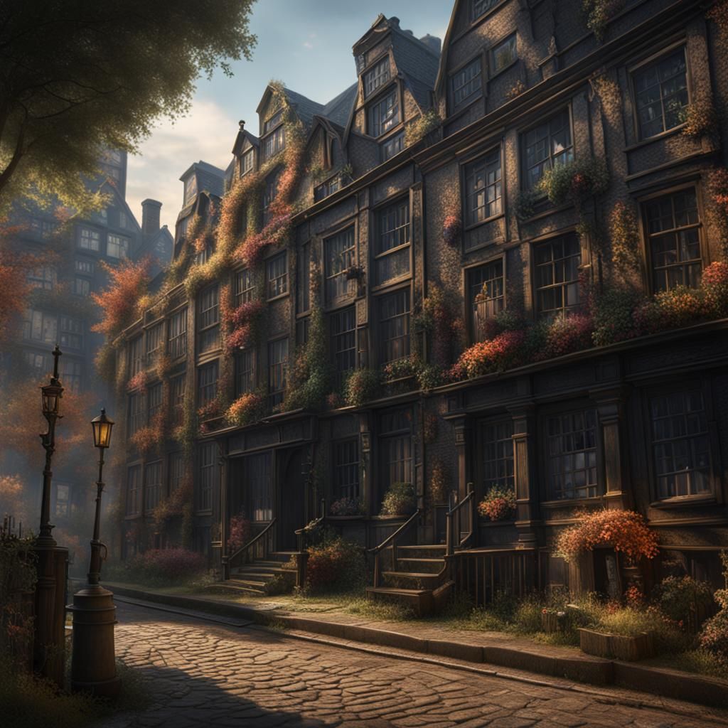 Anne Frank: Detailed Matte Painting in Deep Color