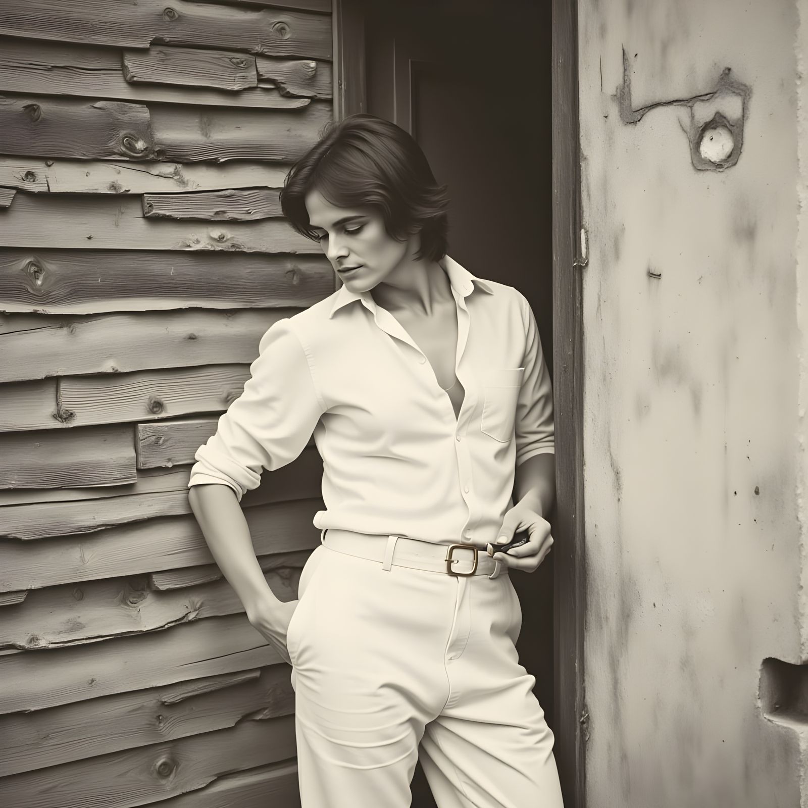 Youthful Gentleman in a Vintage-Inspired Portrait