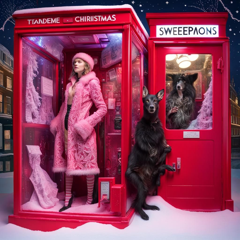 Christmas Taxidermy in Futuristic London