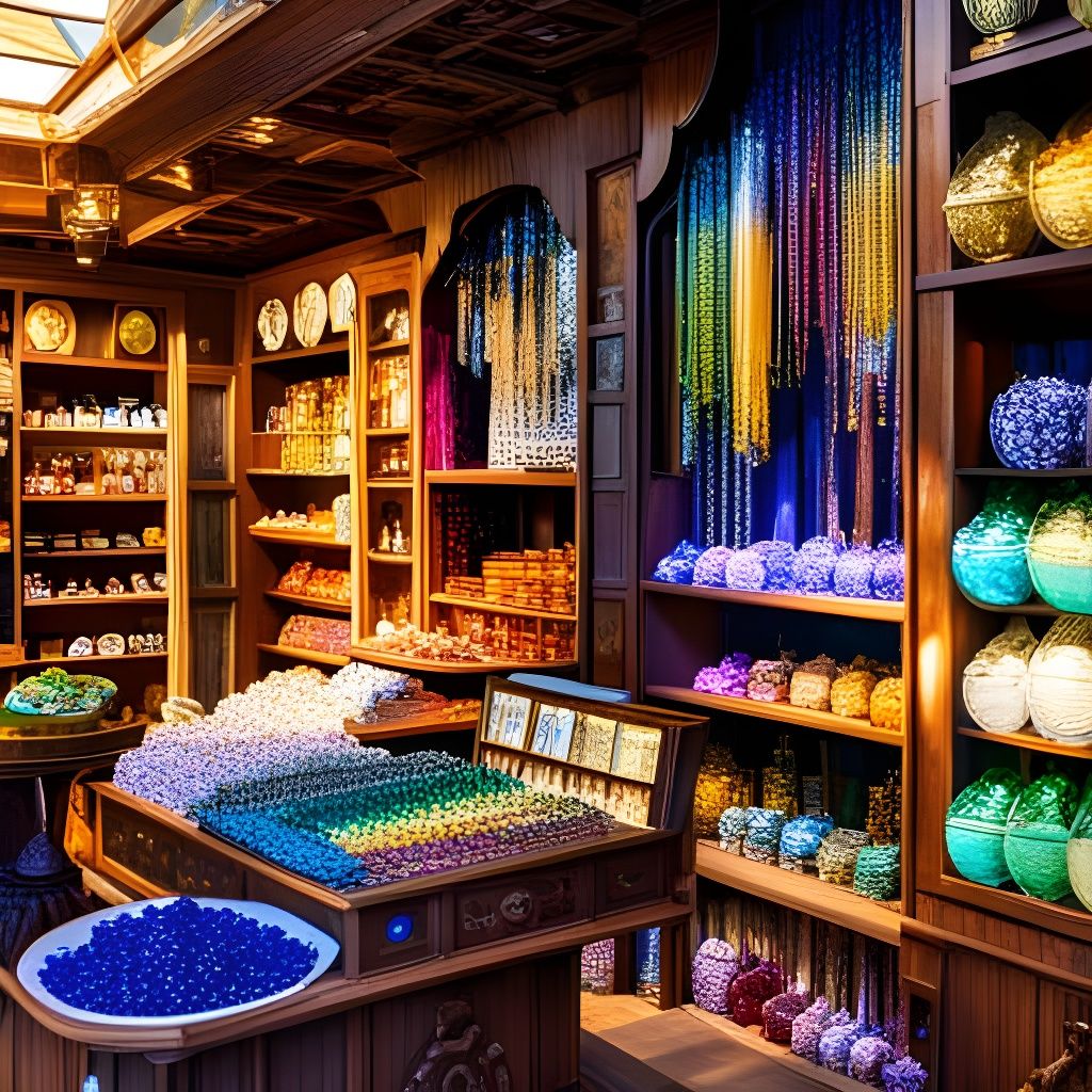 Vintage Crystal Shop in Unreal Engine 5