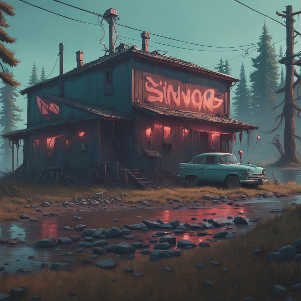 Fangs: Detailed Matte Painting in Deep Color