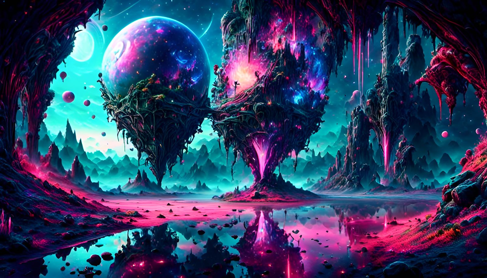 Cosmic Galactic Spacescape in Unreal Engine